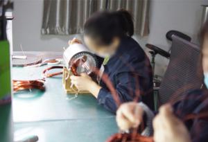 电机绕线车间